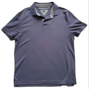 Tommy Hilfiger Blue Polo Shirt Size Large